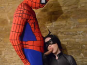 Spiderman Làm tình ngực khủng Catwoman