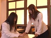 Trường học Nhật Bản Lesbians Tsubomi và Megumi