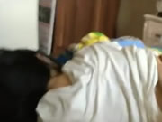 Đam mê tuổi cô gái trẻ châu Á Quan hệ tình dục trên giường