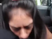 Cô gái Ấn Độ cho Bj trong xe hơi